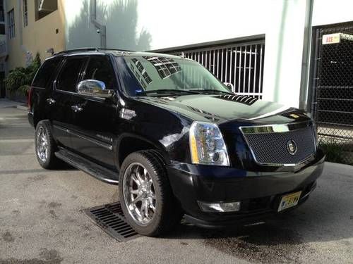 2007 cadillac escalade esv sport utility 4-door 6.2l clean title