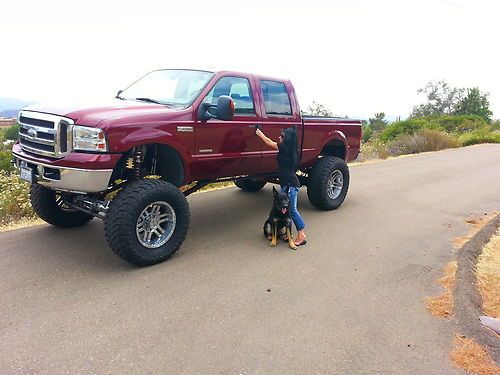 Ford f-250 super duty lifted truck