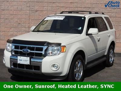 We finance!!! leather sunroof 4wd 4x4 awd bluetooth sync white moonroof certifie