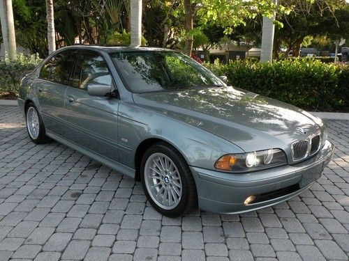 01 540i sedan automatic sport pkg leather sunroof premium sound florida owned