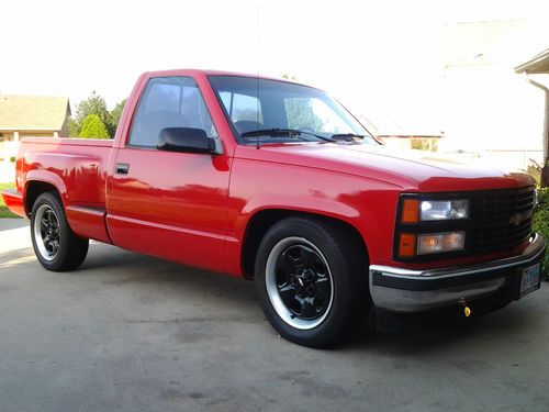 1990 chevy swb stepside truck, custom, restored, v8, 5 spd, c/k1500,