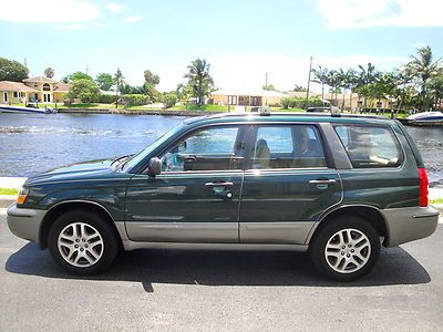 05 subaru forester xs*ll bean edition*awd*lthr*sunroof*runs&amp;looks great*1own*fla