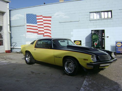 1977 chevrolet camaro rs big block 396 bumble bee rally sport