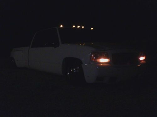 1998 Chevy 3500 Dually Crew Cab Cadillac Conversion Bagged Air Ride Shaved, image 22