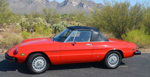 1978 alfa romeo spider veloce convertible 2-door 2.0l