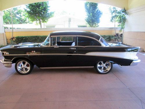 1957 Chevrolet Belair Post-4-speed,F.I. 350/375 HP Vintage A/C.