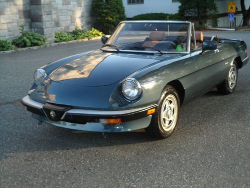 1989 alfa romeo spider veloce convertible 2-door 2.0l