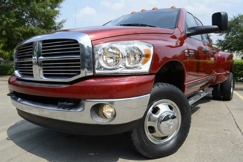 2007 dodge ram 3500 slt 4x4 dually 6.7l diesel 6 speed manual trans low miles