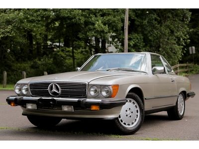 1987 mercedes benz 560sl convertible hard soft top classic serviced 560 sl