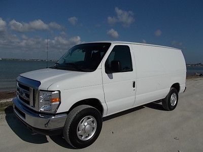 11 ford e-250 cargo - power equipped - warranty - low miles - original paint