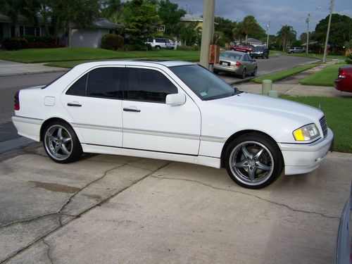 1999 mercedes-benz c230 kompressor sedan  2.3l rust free florida car 18" wheels