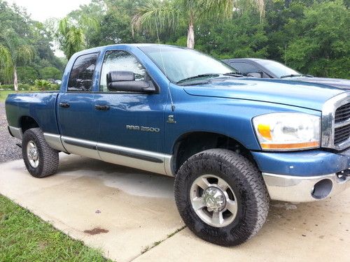 2006 dodge ram 2500 4x4 laramie crew cab pickup 4-door 5.9l diesel