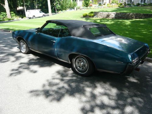 1969 pontiac gto convertible an original owner car a/c,p/top