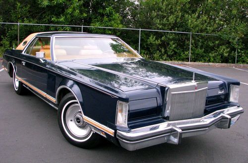 1977 lincoln mark v - two owner original, ready &amp; waiting to be driven anywhere!