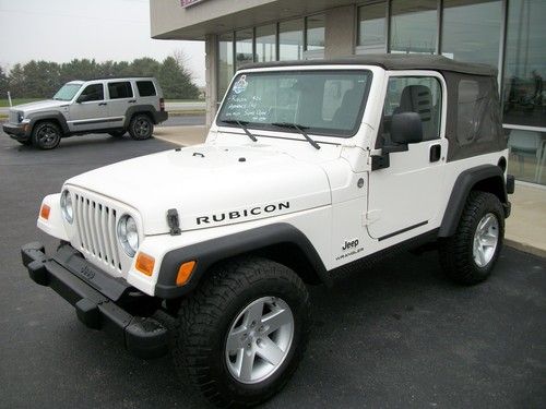 2005 jeep wrangler se/tj - rubicon pkg - 1 owner clean carfax