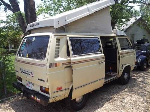 1980 vw vanagon westy  2.0 liter manual trans