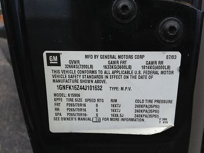 5.3L V8 CD Auto Headlamp On/Off-Delay Cassette Player Power Seat 3rd Row Seats, image 59