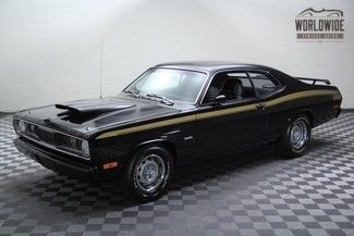 1972 plymouth duster 440 ci engine professional restoration 4 speed pistol grip!