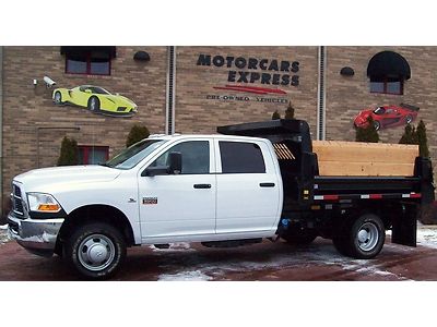 2011 dodge ram 3500 crew cab cummings turbo diesel 4x4 dump truck- one owner!!!