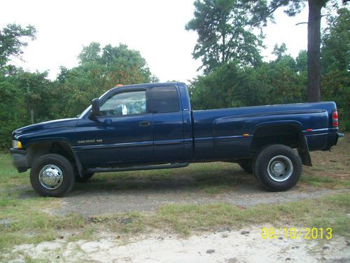 2002 dodge ram 3500 dually 4x4 v-10 gas no reserve