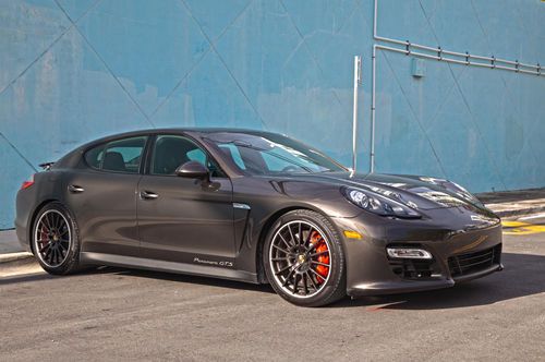 2013 porsche panamera gts | loaded | carbon grey on black alcantara