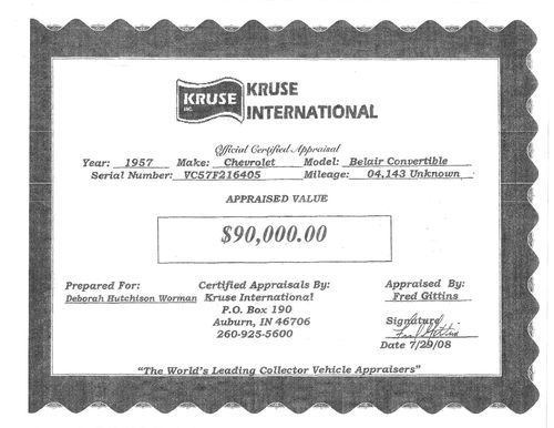 1957 CHEVROLET BEL AIR CONVERTIBLE, image 12