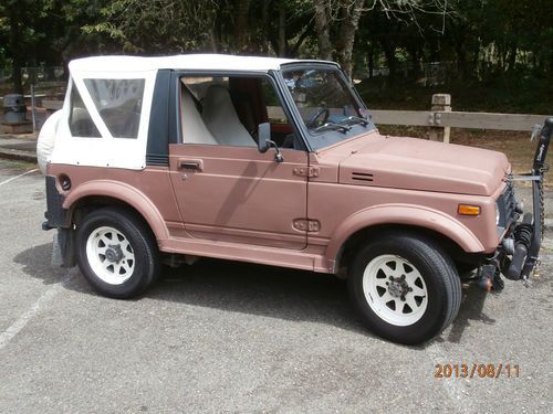 1986 suzuki samurai ja sport utility 2-door 1.3l