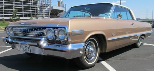 1963 Chevrolet Impala SS 327 #'s Matching Bone Stock, image 8