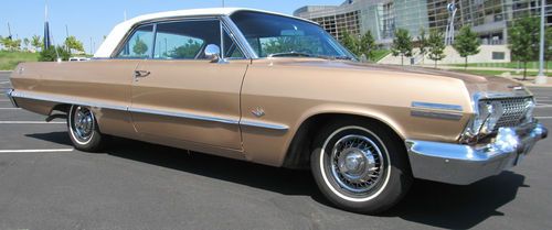 1963 Chevrolet Impala SS 327 #'s Matching Bone Stock, image 9
