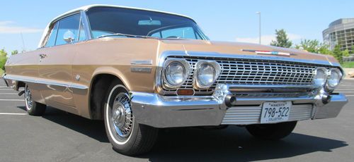 1963 Chevrolet Impala SS 327 #'s Matching Bone Stock, image 11