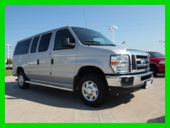 '11 e350 15 passager van xlt low miles 5.4l power windows cd mp3 cloth seats