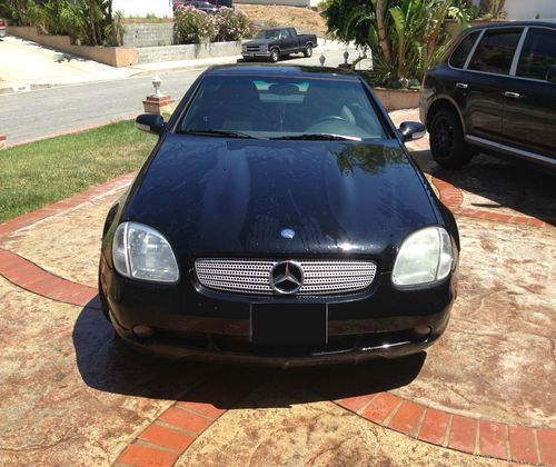 2001 jet black slk230 *sport kompressor package*