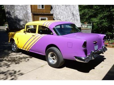 55 Chevy Bel Air with Rebuilt LS6 Engine, US $45,000.00, image 2