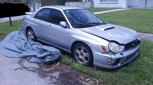 2002 subaru impreza wrx sedan 4-door 2.0l (for parts or restore)