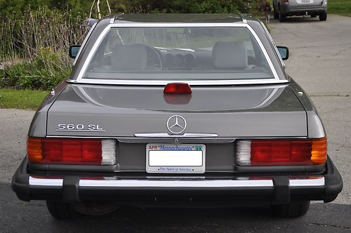 Mercedes Benz 1987 560SL (W107) Convertible w/Hardtop Low 81k Mi - Great Shape!, image 3