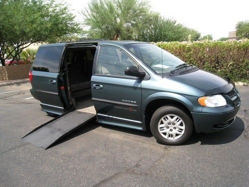 2001 dodge grand caravan sport wheelchair handicap wheel chair mobility