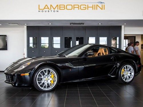 2007 ferrari 599 gtb fiorano f1 black daytona carbon fiber 20 wheels recaro