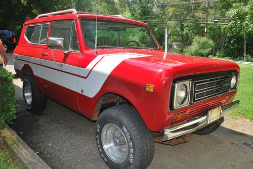 1979 international scout ii rally  w/roll bar new jersey pickup  fantastic shape