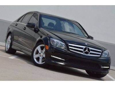 2011 mercedes benz c300 sport lthr s/roof hwy miles fresh trade $499 ship