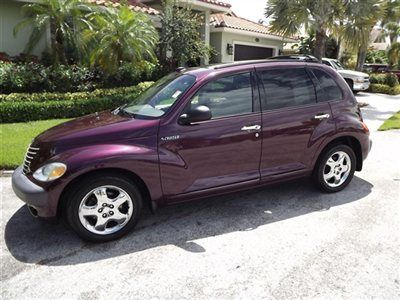 Fl 1owner carfax certified 2001 pt cruiser limited w nav leather 72k mi