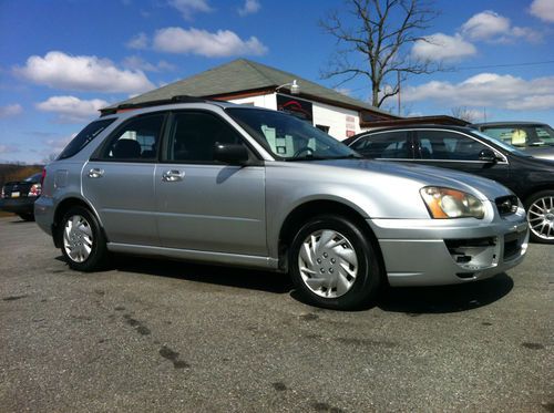 2004 subaru impreza outback sport 2.5l  sport, awd, manual 5 speed, artic silver