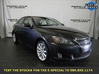 2010 lexus is250 awd certified leather non-smoker xm heat vent seats moonroof