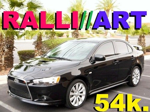 2009 mitsbishi lancer ralli//art turbo 54k. awd paddle shifting fast no reserve*