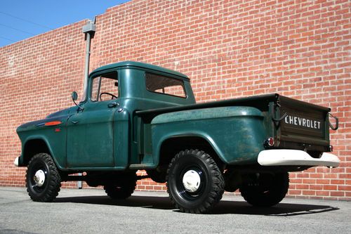 1957 Chev NAPCO Truck 3100 4WD 4X4 pickup 265 V8 TIM ALLEN celebrity owned TV, image 20