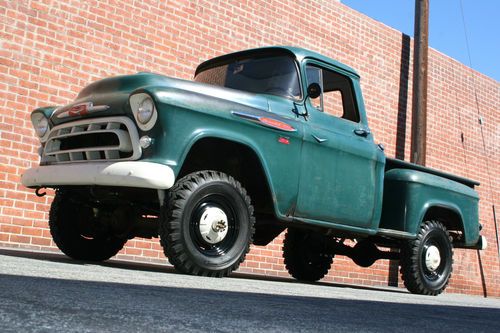 1957 Chev NAPCO Truck 3100 4WD 4X4 pickup 265 V8 TIM ALLEN celebrity owned TV, image 22