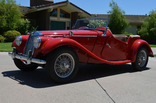 1954 mg tf body off frame restoration matching numbers 9600 miles ca vehicle