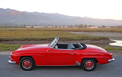 1962 Mercedes 190SL: Gorgeous, Very Original, Two Owner, Two-Top W121 Roadster, image 11