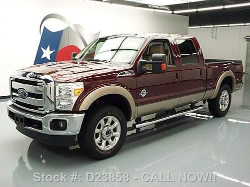 2012 ford f250 lariat crew fx4 4x4 6.7l diesel nav 25k texas direct auto