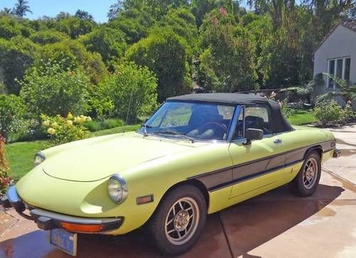 Classic 73 alfa romeo spider veloce 2000- 62k mi-original owner&amp;paint-imaculate!