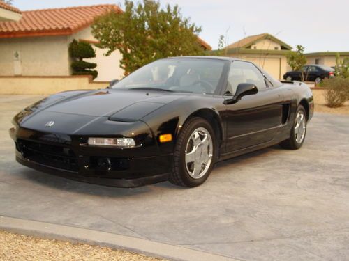 1991 acura nsx 32,002 original owner miles - black / ivory as new clean carfax